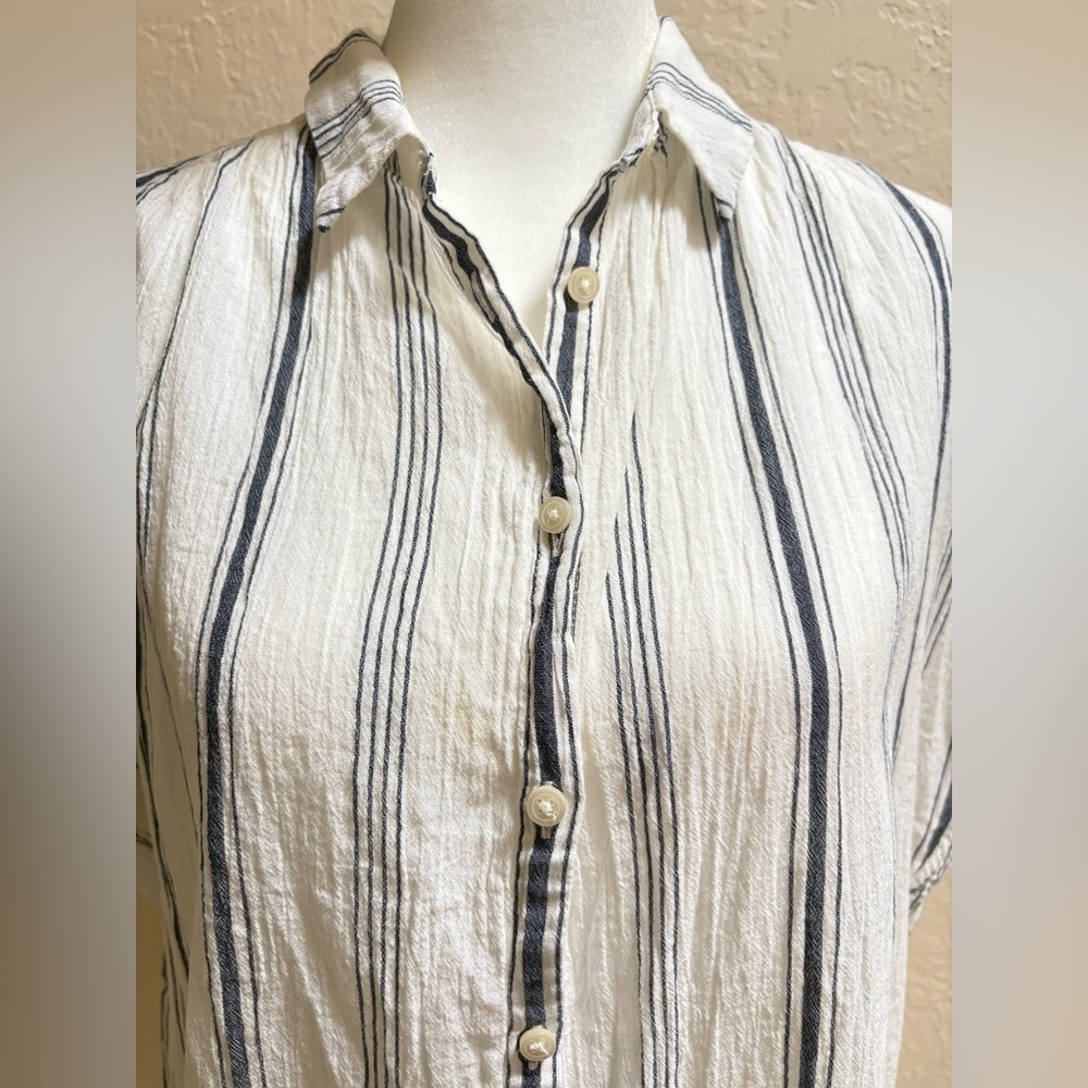 Madewell Central Shirt in Parkman Stripe - Size S - Picture 6 of 8